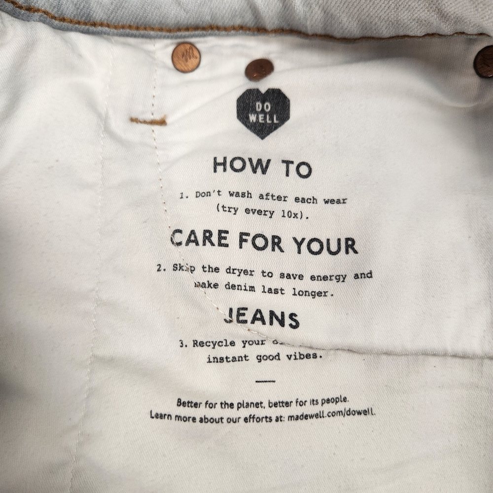 Madewell Light Wash Cropped Wide-Leg Jeans - Picture 7 of 10